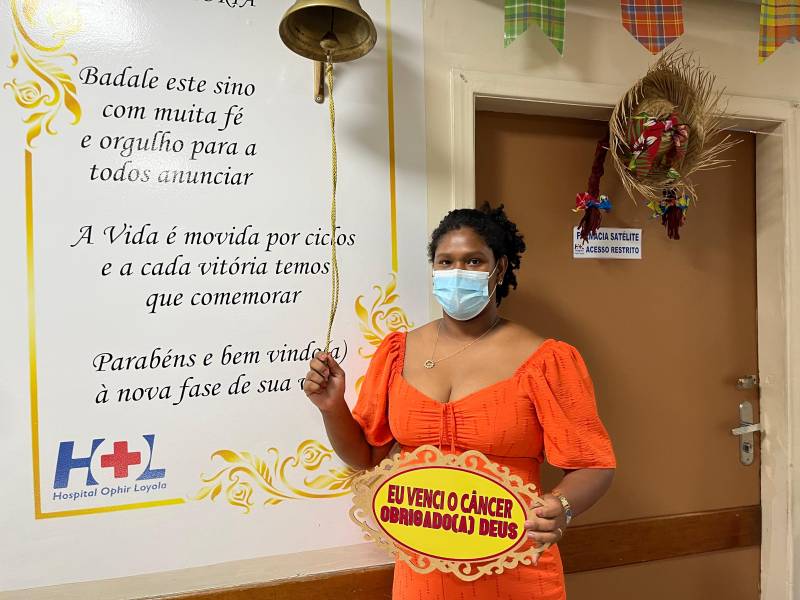PACIENTE É CURADA DE TIPO AGRESSIVO DE LEUCEMIA NO HOSPITAL OPHIR LOYOLA