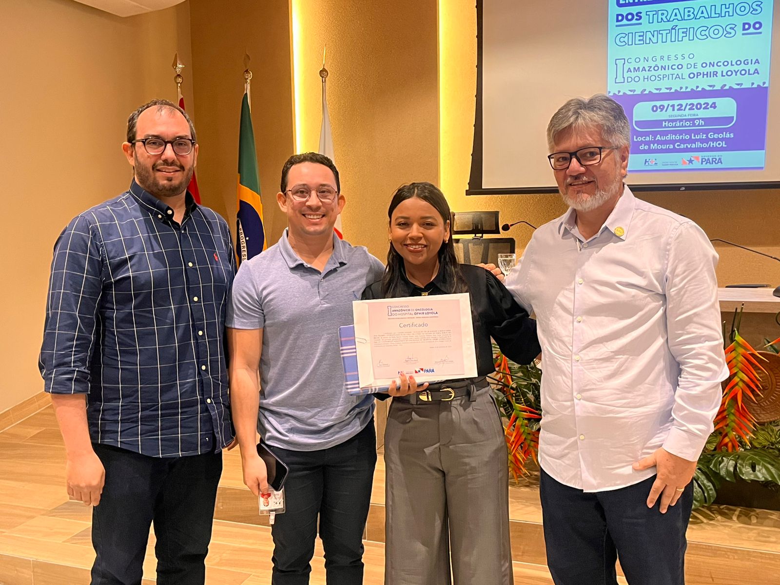 OPHIR LOYOLA PREMIA OS MELHORES TRABALHOS ACADÊMICOS DIVULGADOS NO INÉDITO CONGRESSO DE ONCOLOGIA AMAZÔNICO
